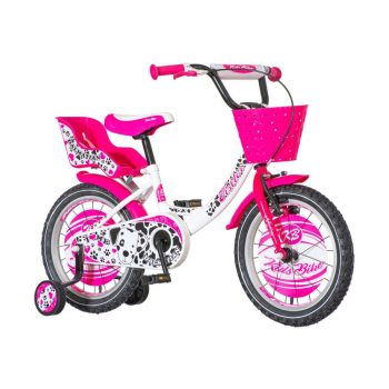 X-KIDS DALMATIAN 16" FEHÉR-FEKETE-RÓZSASZÍN