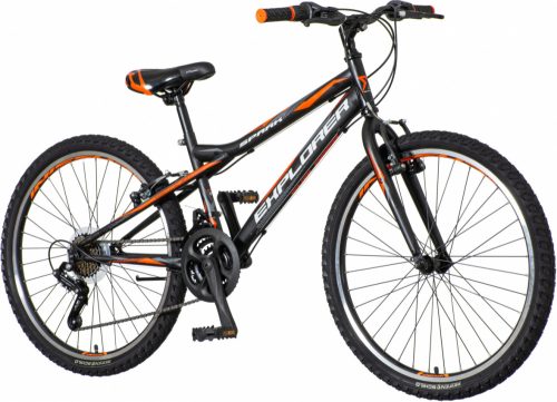 Explorer Spark 24"  Fekete-Narancs-Szürke