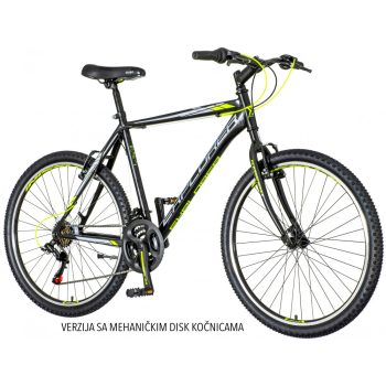 Explorer Classic Bike 26" 21" Fekete-Neon Sárga